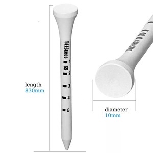 ทีตีกอล์ฟ 54 มม. 70 มม. 83 มม. ทำจากไม้ทนทานสำหรับฝึกซ้อมกอล์ฟ - Product Image 5