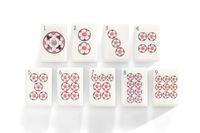 Jeu de tuiles de mahjong américaines gravées en acrylique givré personnalisé Fengcai avec tapis – Cadeau de jeu de table pour divertissement