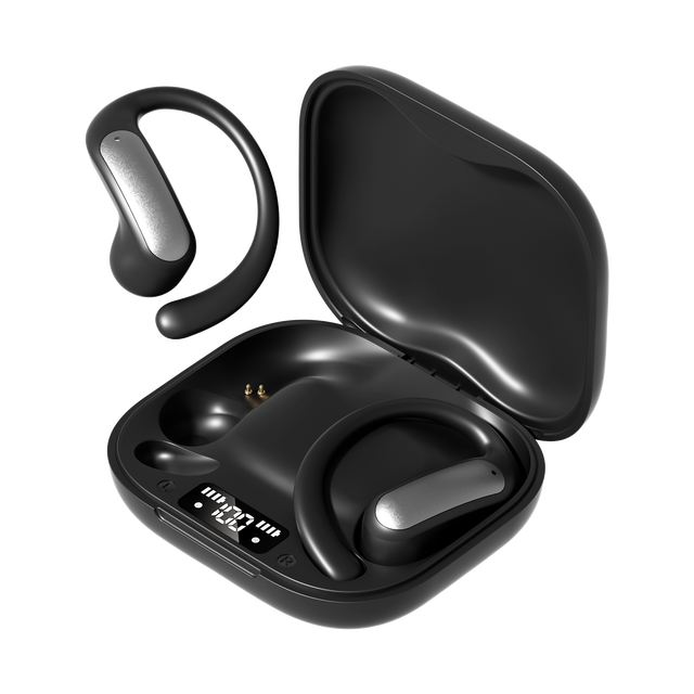 New Model M140 TWS Ear Hook Sports Earbuds HiFi Audio Smart HD Call Digital Battery Display Type-C Charging ENC IPX4 Waterproof