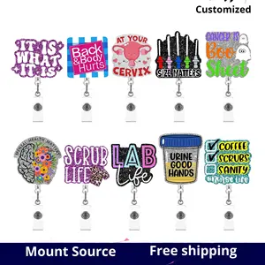 คลิปหนีบบัตรแบบพับเก็บได้ทำจากโลหะอะคริลิคแบบพับได้มีห่วงดึงง่ายของขวัญทางธุรกิจ - Product Image 5