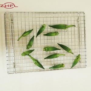 Longteng Barbecue Mesh <b>BBQ</b> Net 304 Stainless Steel Basket Grille Mesh Corrosion Resistant Non-Stick Easily Cleaned Charcoal - Product Image 4