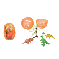 Vente en gros de jouets en capsules d'œufs de dinosaures miniatures BEFLY ECO-PVC bon marché, certifiés EN71