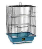 Enclos vertical léger pour oiseaux avec plusieurs perchoirs, plateau à déchets coulissant, cage de démarrage pratique pour les propriétaires de volailles débutants