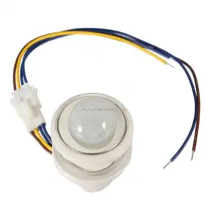 Capteur de mouvement à rayon infrarouge PIR réglable, délai de temporisation, interrupteur de détecteur de Mode réglable pour éclairage domestique, lampe LED