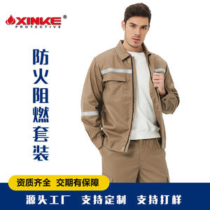 Xk22-66669 Ropa de Trabajo Ignífuga 100% Algodón para Hombre, Ropa de Protección para Petroquímica y Minería de Carbón - Product Image 3