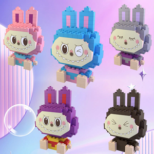 Ensembles de blocs de construction Mini modèle LBB Tycoco Figurine d'<span class=keywords><strong>action</strong></span> Poupée Jouet éducatif pour enfants Cadeaux Blocs de construction LBB Assemblage Boîte aveugle - Product Image 1