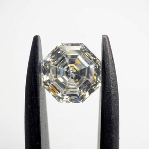 Diamante Sintético Cultivado en Laboratorio, Corte Octogonal, CVD, 1ct 2ct 3ct, Claridad VVS, Corte Excelente, para Joyería y Anillos - Product Image 1