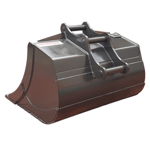 Godet de terrassement polyvalent à usage général, robuste, standard, à 3 broches, pour travaux de construction, travaux routiers et aménagement paysager - Product Image 3