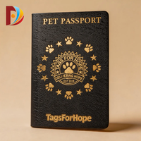 Impression de livrets personnalisés en papier offset et carton à prix abordable pour certificats de santé pour animaux de compagnie, passeports pour chiens et chats