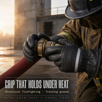 Gants de pompier en cuir NFPA 1970-2025, modèle 7895, gants de sauvetage résistants au feu