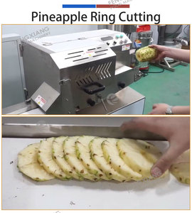 Máquina Cortadora de Rodajas de Piña de Alta Eficiencia, SUS304, Cortadora Automática de Anillos de Piña con Cinta Transportadora de 190 mm - Product Image 2