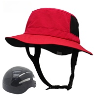 Gorro de Surf con Protección Solar, Gorra de Seguridad con Solapa Extraíble para el Cuello, para Deportes Acuáticos, Ciclismo y Actividades al Aire Libre
