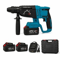 Kit d'outils électriques de rénovation avancé 21V sans balais, perceuse rotative pour carrelage et mur, batterie au lithium 1200W