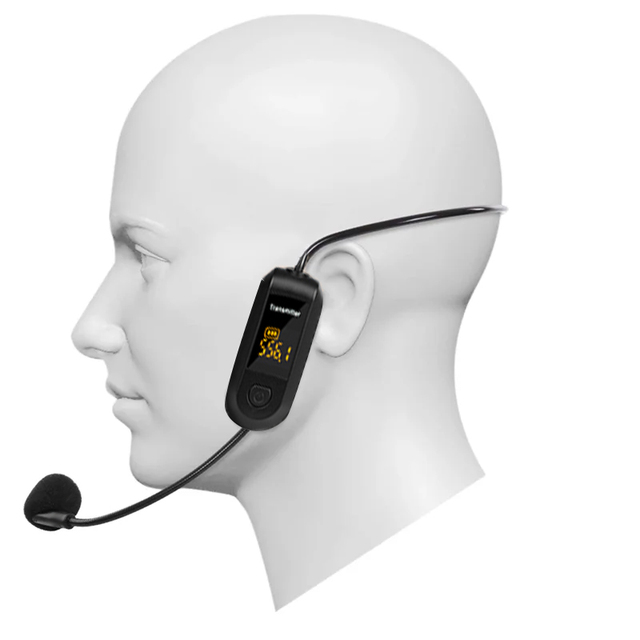 T9 High Definition Sound Quality Microphone Condenser Wireless Headset Microphone for Teachers Church Outdoor Use