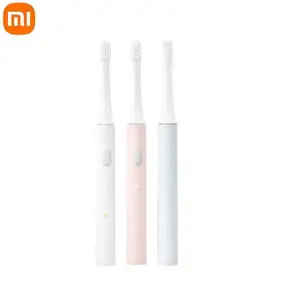 แปรงสีฟัน Mi แปรงสีฟันไฟฟ้าอัตโนมัติมี T100ชาร์จไฟได้ USB หลากสีกันน้ำ