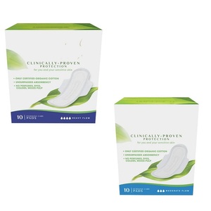Toallas Sanitarias de Algodón 100% Orgánico Certificado, Flujo Abundante y Moderado, Toallas Femeninas - Product Image 2
