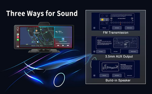 Màn hình Carplay di động 10.26 inch, màn hình thông minh đa năng, hỗ trợ <span class=keywords><strong>Android</strong></span> Auto, đa phương tiện, <span class=keywords><strong>video</strong></span>, GPS, dẫn đường ô tô - Product Image 6