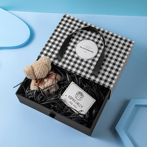 Caja de Regalo Deslizante de Cartón Rígido Ecológica con Logotipo Personalizado, Empaque de Papel Reciclable con Asa de Listón - Product Image 6