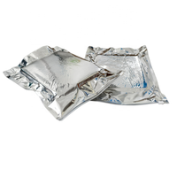 Sac isotherme robuste en feuille d'aluminium, pochette auto-gonflante en mousse PU personnalisée pour la livraison de fruits de mer frais et la conservation au froid