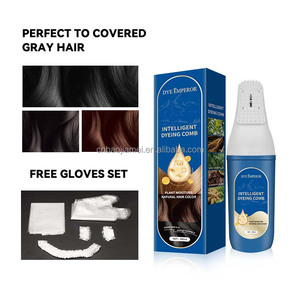 DYE EMPEROR Shampoo Copri Capelli Grigi <span class=keywords><strong>con</strong></span> Tintura Naturale Vegetale, Deposito Istantaneo del Colore, Senza <span class=keywords><strong>Ammoniaca</strong></span>, Delicato sui Capelli - Product Image 3