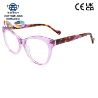 Montures optiques en acétate laminé Teenyoun pour femme, avec logo personnalisé, en stock, face en acétate