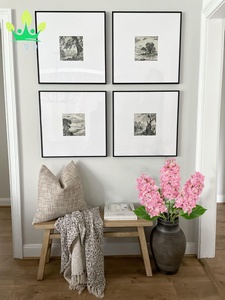 Flores artificiales de hortensia, tallos de hortensia panicled de tacto Real, hortensias de cono <span class=keywords><strong>rosa</strong></span> para jarrón alto, arreglos florales para el hogar - Product Image 3