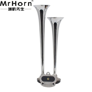 Monster Beschikbaar Chrome Zink Dual Speaker Hoorn 12V 24V Elektrische Truck <span class=keywords><strong>Air</strong></span> <span class=keywords><strong>Horn</strong></span> Voor Fala Luid Auto Dubbele trompet Auto <span class=keywords><strong>Air</strong></span> <span class=keywords><strong>Horn</strong></span> - Product Image 5