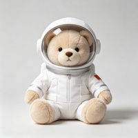 Ours en peluche personnalisé OEM, ours en peluche doux avec différentes tenues d'emploi pour cadeau d'entreprise