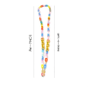 โซ่พลาสติกล็อคสามห่วง 70 ซม. สำหรับชิ้นส่วนแว่นตา - Product Image 2