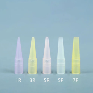 Puntas de Aguja Desechables para Tatuajes, Puntas de Cartucho de Plástico para Máquina PMU, para Cejas y Labios, Uso Profesional en Estudios de Tatuajes - Product Image 1