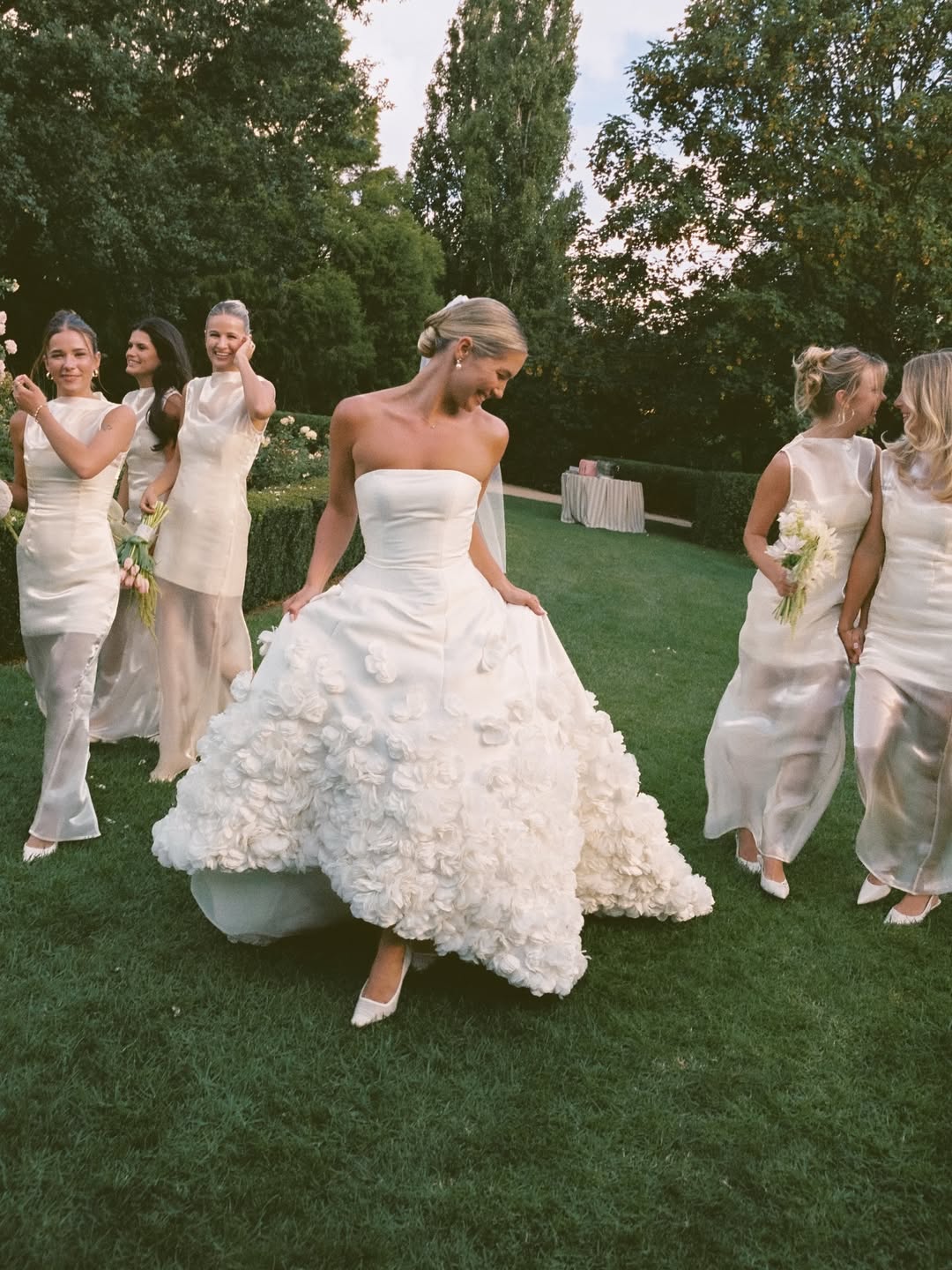strapless open back dress Princess Tulle Lace Wedding Dress | JESSICA COUTURE