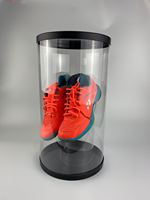 Soporte de exhibición para zapatillas, tubo de exhibición para zapatos flotantes redondos, 2022