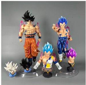 2024 NUEVO Dragon Balls 33cm DBZ Anime Figuras Super Saiyan Ultra Instinct Son Goku Vegeta Figuras DE ACCIÓN Animación Anime Figma - Product Image 1