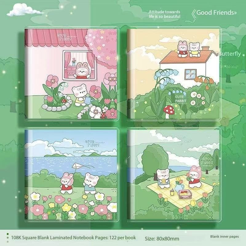 Libro con maniche in gomma vuote da 108k quadrati: migliore amico