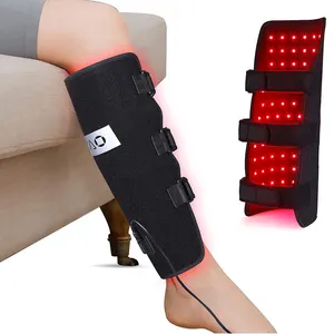 ふくらはぎの腕の痛みを和らげるための赤色光療法装置近赤外線療法850nmLEDマッスルラップ脚用