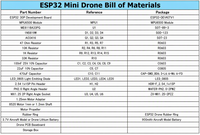 Kits DIY de mini-drone ESP32, contrôleur de vol quadricoptère open source, carte programmable, robotique, éducation STEM, ensemble de pièces d'assemblage