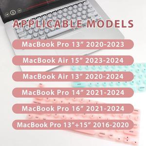 Pelle di copertura della tastiera per Laptop antistatica rosa sollevata per pellicola protettiva per Notebook - Product Image 6