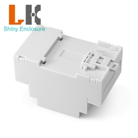 90*57*53mm Nouveau Design Module Contrôle Plc 9 Points Haute Qualité Din Rail Boîtier Montage Din Rail Power Repeater Din Rail Case