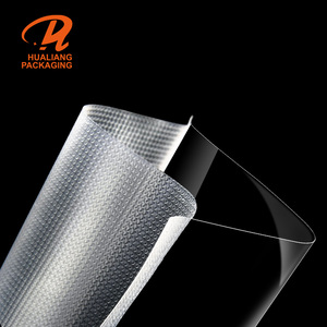 Hermetic Embossed Food Storage Packaging <strong>Bag</strong> Custom Transparent Plastic Textured Vacuum Seal <strong>Bags</strong> for Meat <strong>Vegetables</strong> Fresh Fish - Product Image 1