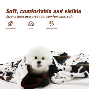 ผ้าห่มสุนัขกันน้ำ ผ้าห่มสัตว์เลี้ยงสำหรับเตียง โซฟา รถยนต์ ผ้าห่มนุ่มพิเศษและอบอุ่นสำหรับลูกสุนัข สุนัข แมว ผ้าขนแกะเชอร์ป - Product Image 6
