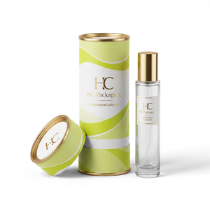 Caja Redonda de Cartón Rígido con Logotipo en Lámina Dorada de Lujo para Regalos Elegantes, Empaque para Productos de Cuidado de la Piel, Precio de Fábrica al por Mayor - Product Image 4