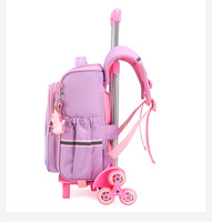 Sacs à dos à roulettes petit sac d'école à roulettes Bagages pour enfants Sac à dos à roulettes pour fille Sacs à roulettes pour l'école