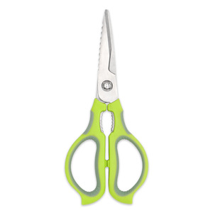 Kitchen Scissors Stainless Steel Straight Head Blackish Brown Home Use - Product Image 3