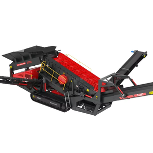 Mobiler Vibrations siebs taub Entfernen Sie den schweren Screening-Prozess Duel Power Tracked Mobile Screen Plant ST722 Warrior - Product Image 1