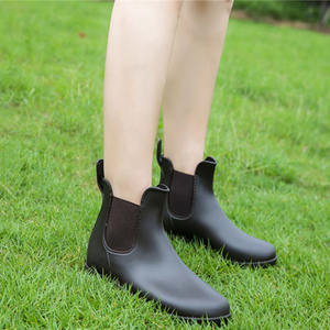 Venta directa <span class=keywords><strong>de</strong></span> fábrica, <span class=keywords><strong>Botas</strong></span> <span class=keywords><strong>de</strong></span> lluvia impermeables <span class=keywords><strong>de</strong></span> media caña para <span class=keywords><strong>mujer</strong></span>, cómodos zapatos <span class=keywords><strong>de</strong></span> <span class=keywords><strong>agua</strong></span> informales antideslizantes para exteriores - Product Image 6
