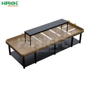 Highbright, superventas, superventas, personalizado, supermercado, tienda de comestibles, estante para frutas y verduras, luz LED ligera, acero de madera - Product Image 1