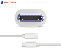 Kabel Data Ponsel USB Type-C Pengisian Cepat 5A USB-C Pengisian Cepat Kecepatan Tinggi