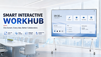 Transtech Workhub P1.5 All-in-One LED Conference Display 1080P HDR10+ 600CD Brightness Video Wall untuk Periklanan