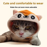 Vente en gros usine : Nouveauté – Serre-tête en peluche motif chat de dessin animé, facile à enlever et à laver – Accessoire mignon pour chat