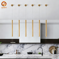 Luminaire suspendu LED moderne en aluminium de haute qualité de petite taille pour une application de salle à manger intérieure